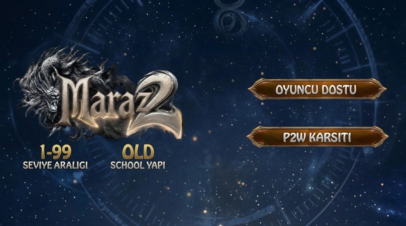 Maraz MT2 | 1-99 Oldschool · Legal Satış · TL Ödüllü · Simya Yok sunucu görseli