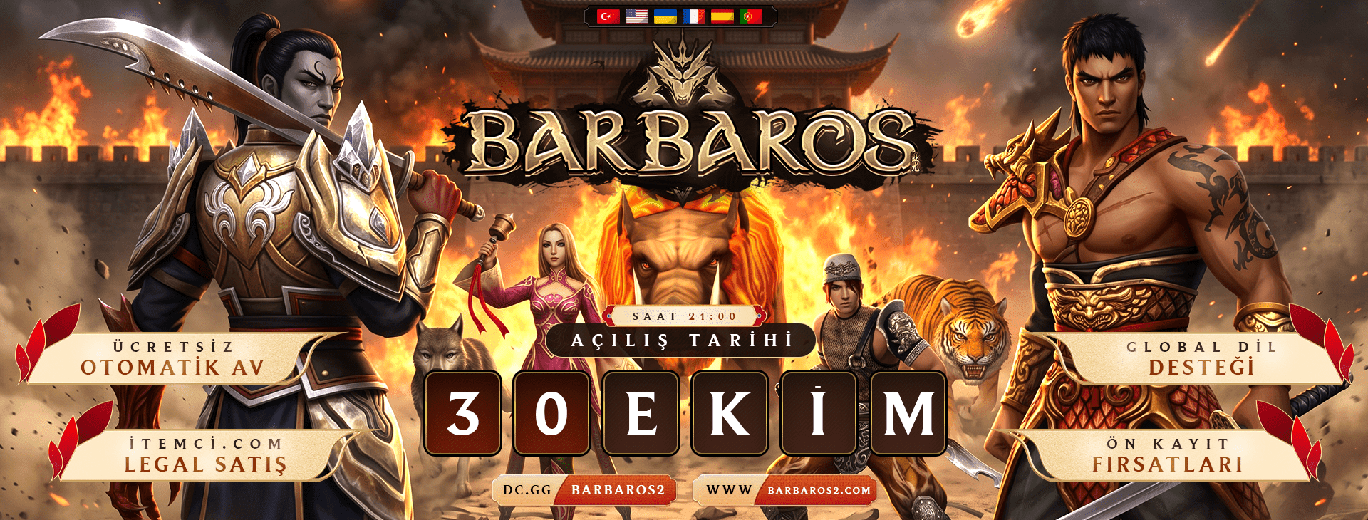 Barbaros MT2 | 1-99 Orta Emek · Ücretsiz Oto Av · Legal Satış sunucu görseli