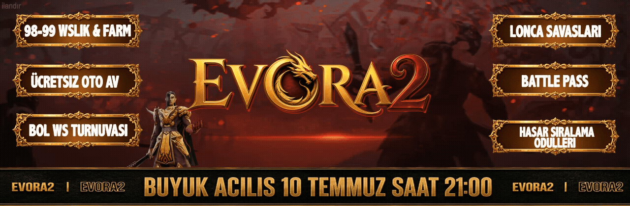 Evora2 98-99 Wslik – Klasik Metin2 Savaş Ruhu Modern Sistemlerle Buluşuyor banner